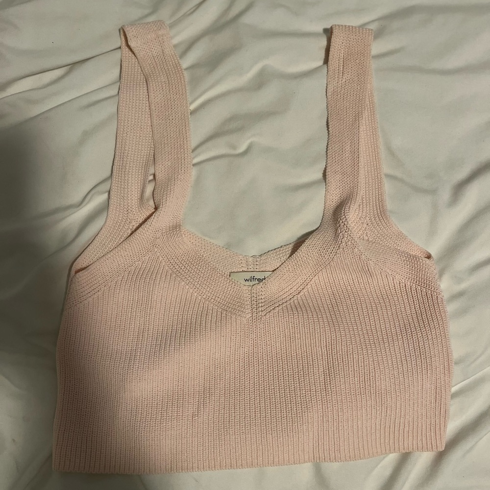 Aritzia Wilfred tank crop